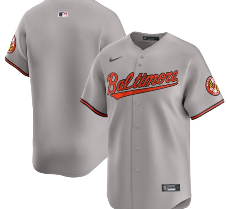 Baltimore Orioles Road Limited Men Jersey - Gray