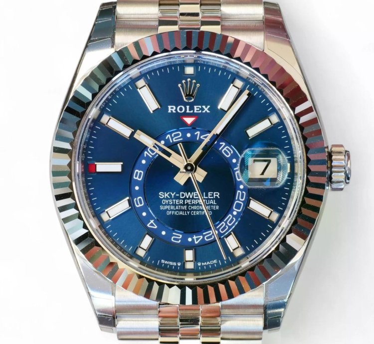 Rolex Sky-dweller Blue Dial 336934 Jubilee Bracelet
