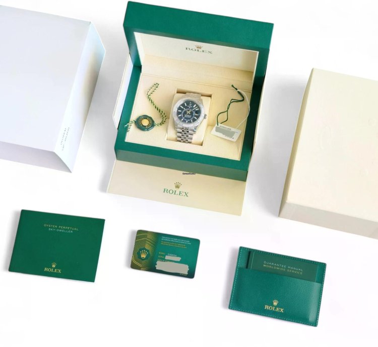 Rolex Sky-dweller Blue Dial 336934 Jubilee Bracelet
