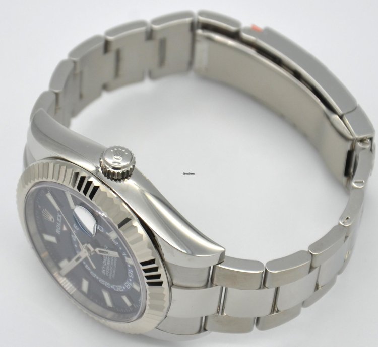 Rolex Sky-dweller Blue Dial Complete Set Stickers Off