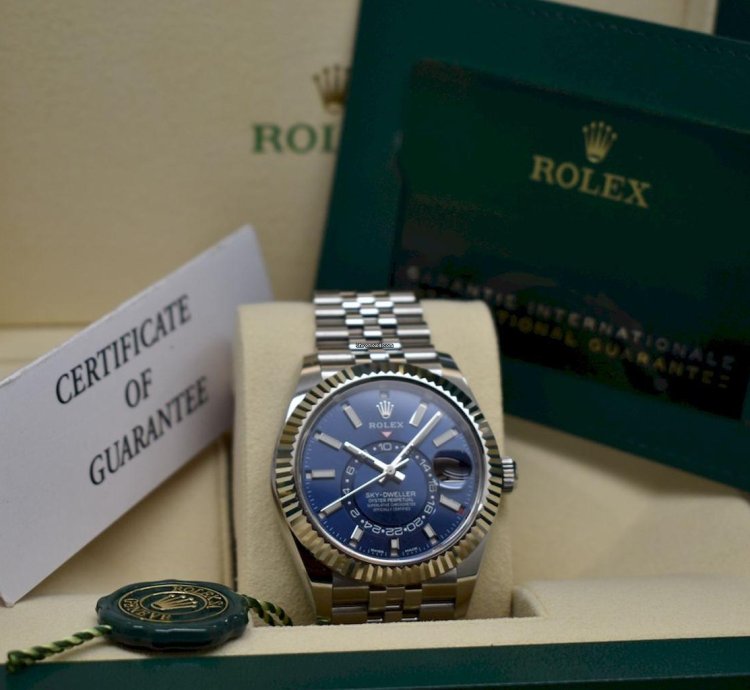 Rolex Sky-dweller Blue Dial Jubile New