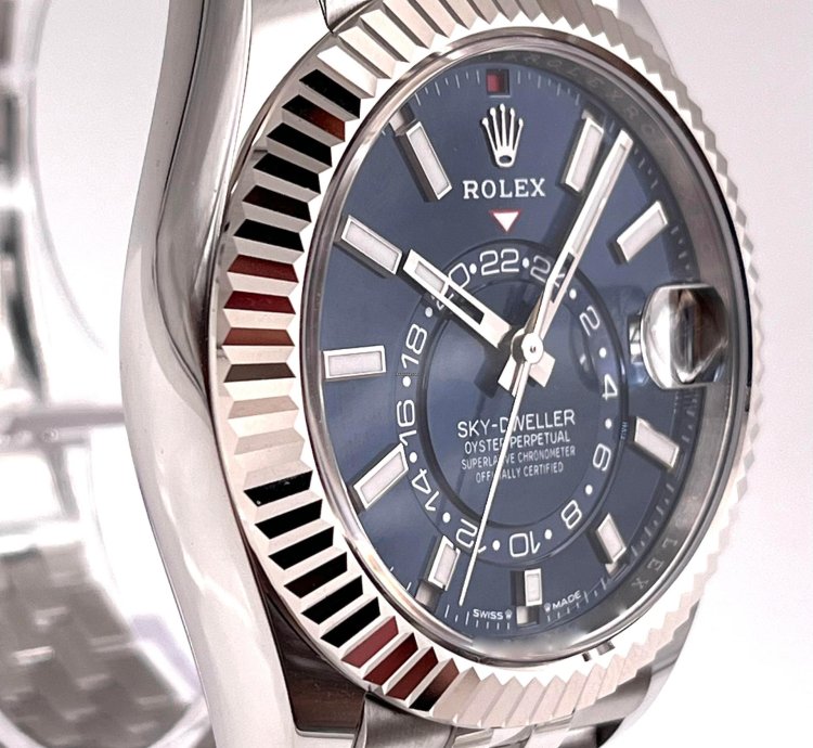 Rolex Sky-dweller Blue Dial Jubilee Bracelet 336934 Unworn 2024