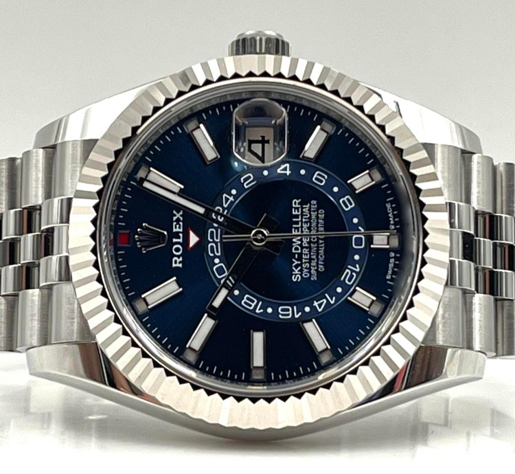 Rolex Sky-dweller Blue Dial Jubilee Bracelet 336934 Unworn 2024