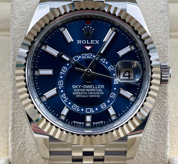 Rolex Sky-dweller Blue Dial Jubilee Bracelet 336934 Unworn 2024