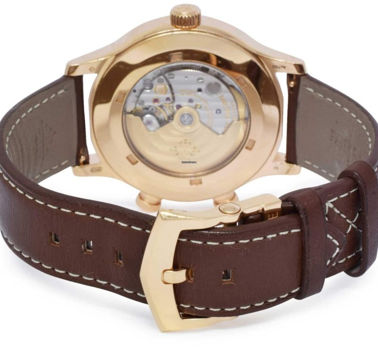 Patek Philippe 5524 Complications 18k Rose Gold Pilots Watch 23 5524r