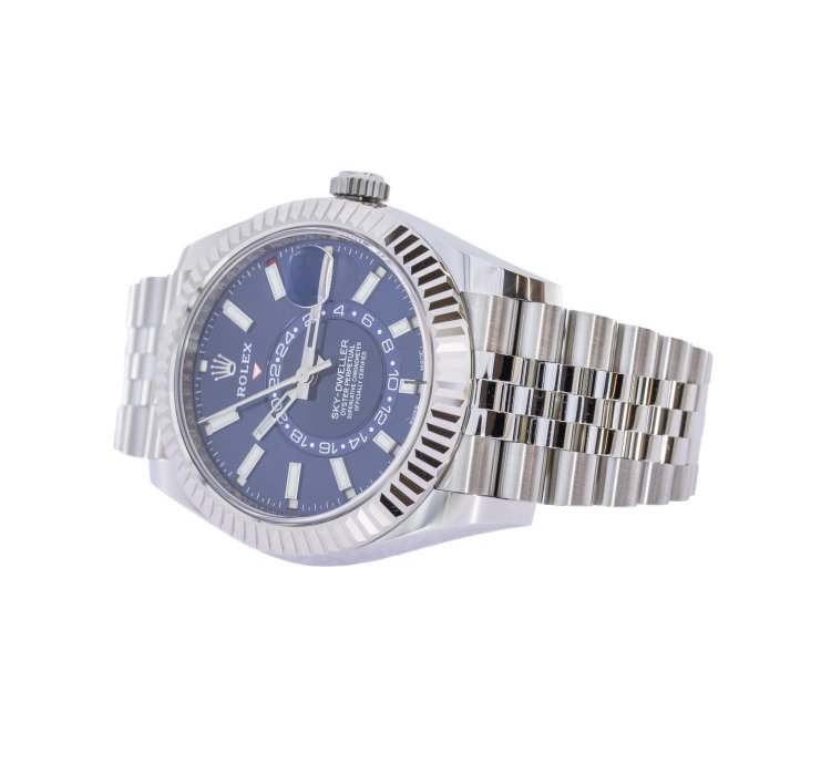 Rolex Sky-dweller Blue Dial Jubilee New Unworn Box And Papers 2022 326934