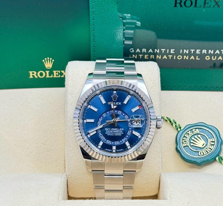 Rolex Sky-dweller Blue Dial Oyster