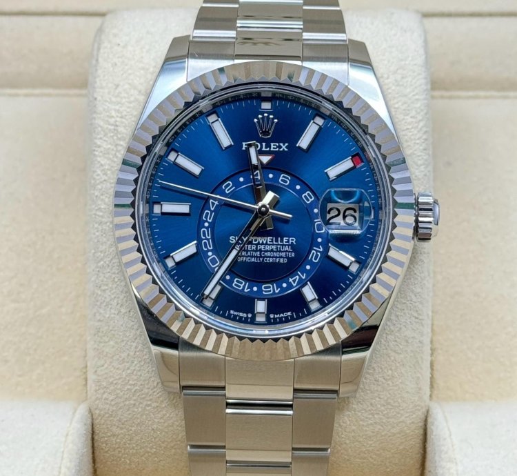 Rolex Sky-dweller Blue Dial Oyster