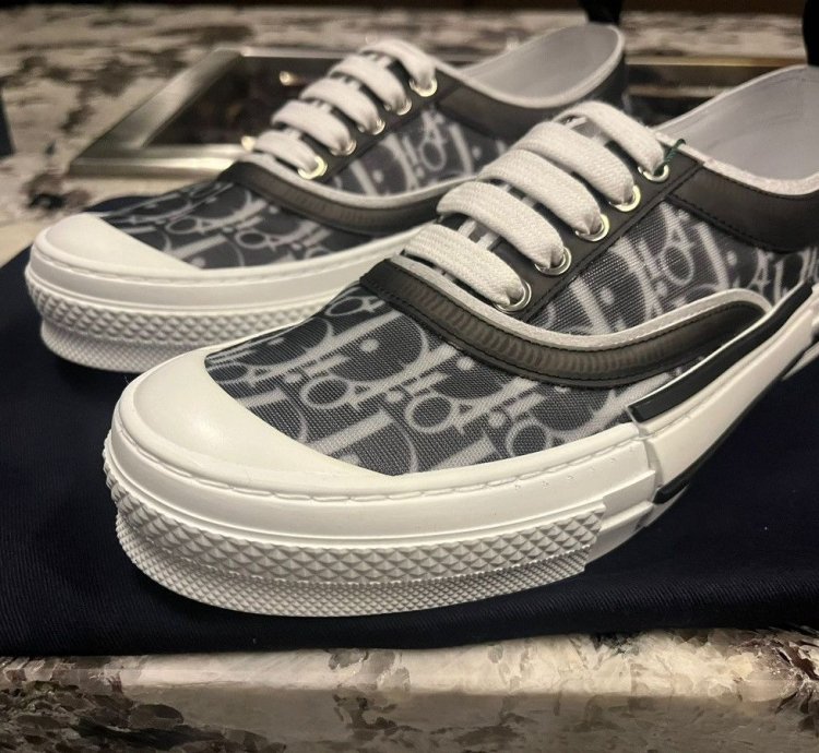 B23 Lt Half Oblique Sneakers In Black White