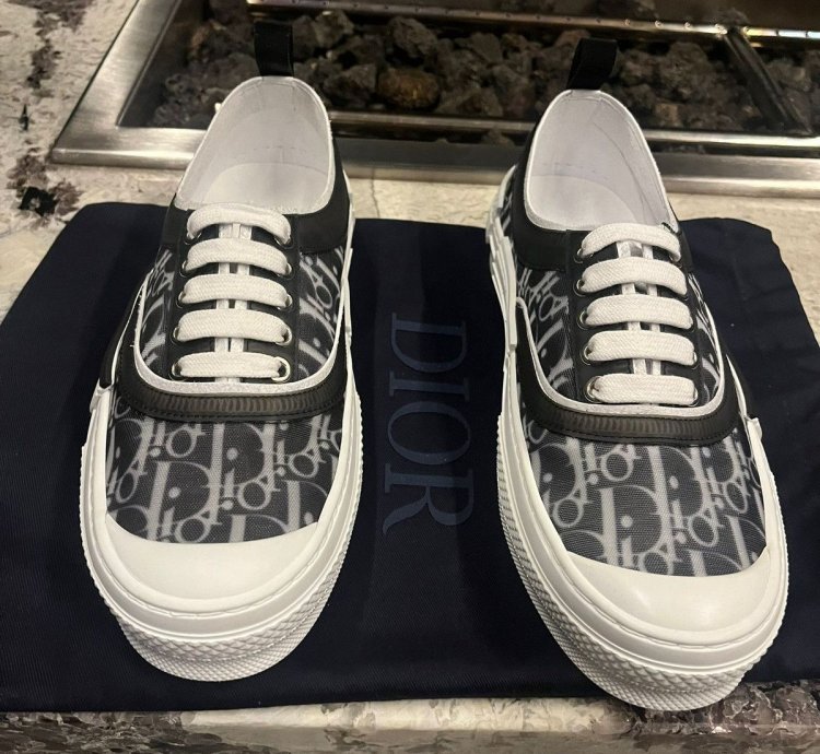 B23 Lt Half Oblique Sneakers In Black White
