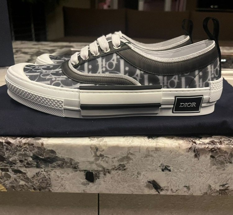 B23 Lt Half Oblique Sneakers In Black White