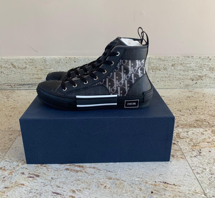 B23 Oblique Sneakers In Black