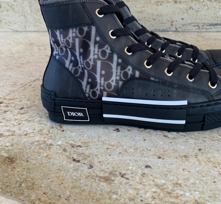 B23 Oblique Sneakers In Black