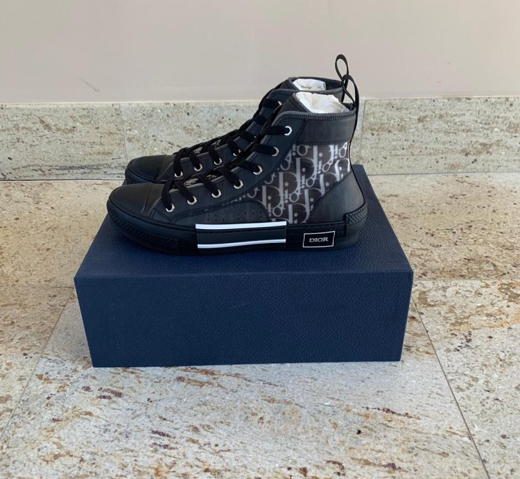 B23 Oblique Sneakers In Black