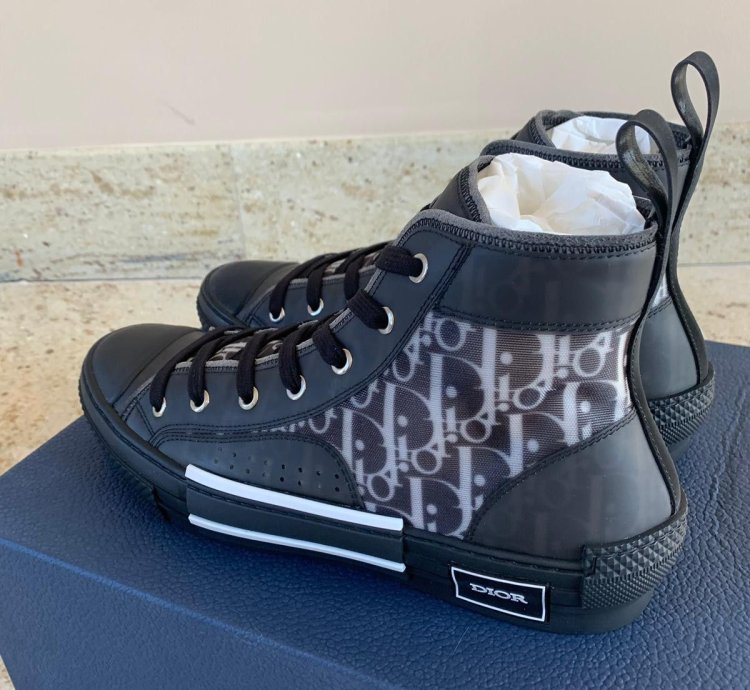 B23 Oblique Sneakers In Black