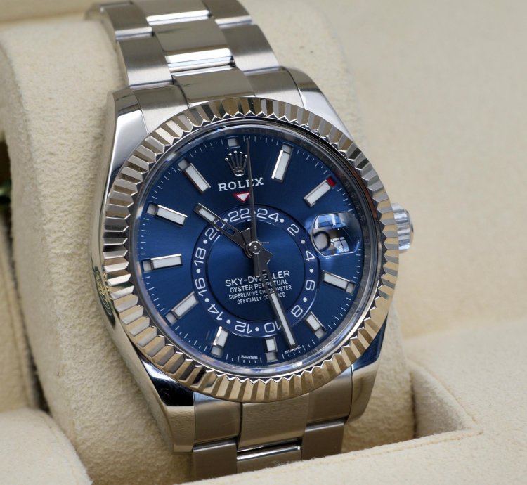 Rolex Sky-dweller Blue Dial Oyster Bracelet 326934 Full Set 2021