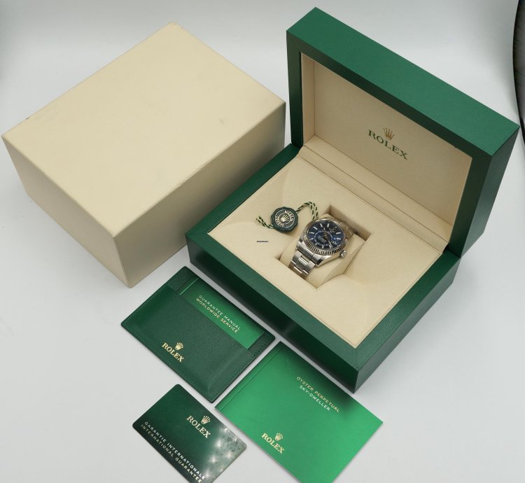 Rolex Sky-dweller Blue Dial Oyster Bracelet 326934 Full Set 2021