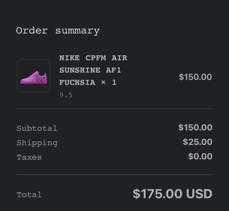Cactus Plant Flea Market cpfm Nike Air Force 1 Fuchsia