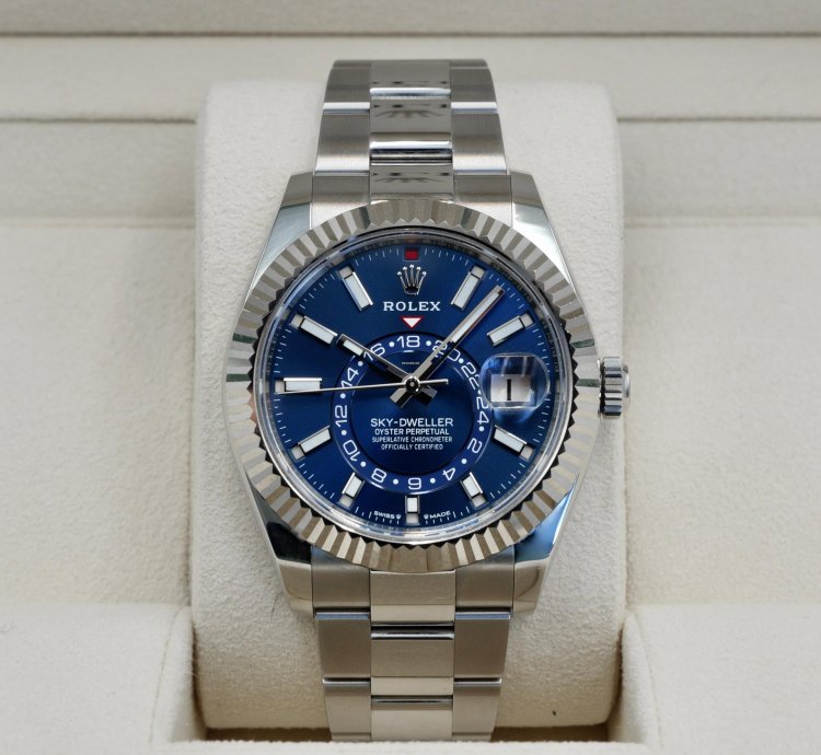 Rolex Sky-dweller Blue Dial Oyster Bracelet 33934 Full Set 2024
