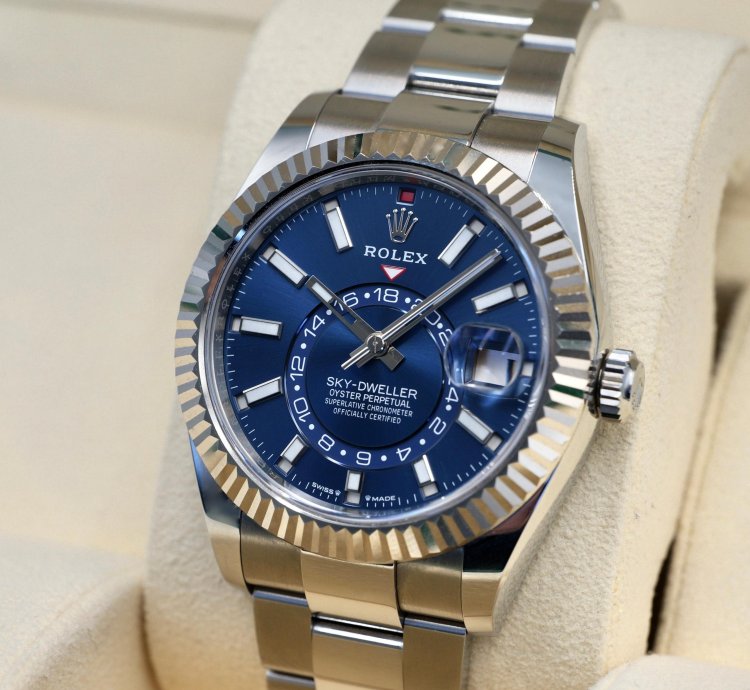 Rolex Sky-dweller Blue Dial Oyster Bracelet 33934 Full Set 2024