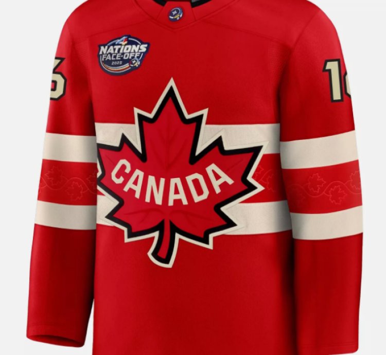 Mens Mitch Marner Jersey 16 Red 2025 4 Nations Face-off Stitched