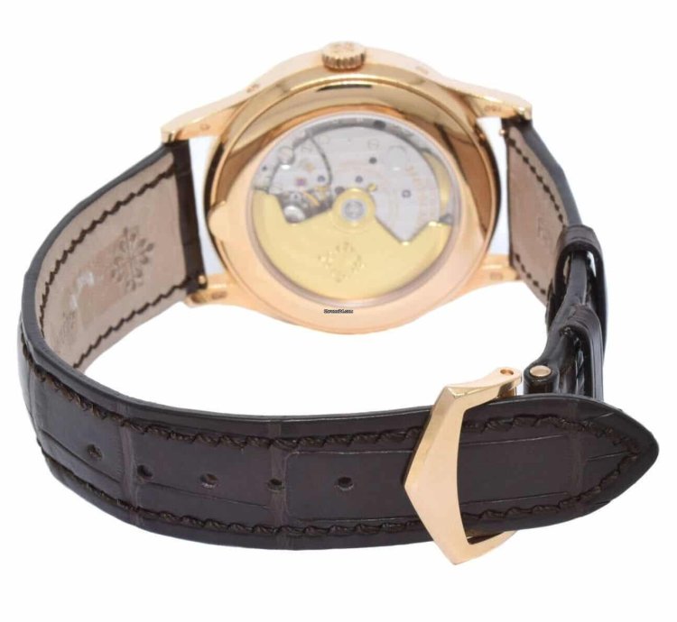 Patek Philippe Annual Calendar 18k Rg Silver Sector Dial Box Papers 5396r-001