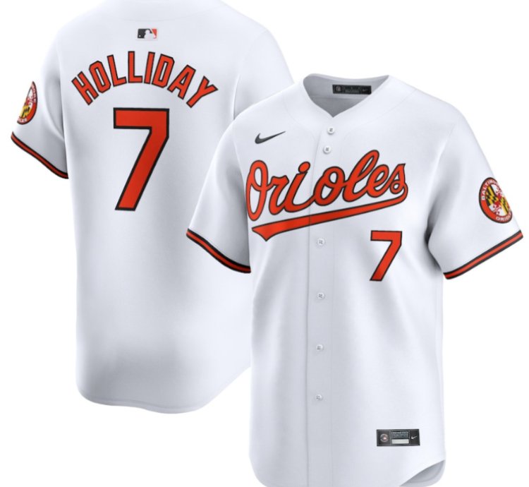 Jackson Holliday 7 Baltimore Orioles Home Limited Men Jersey - White