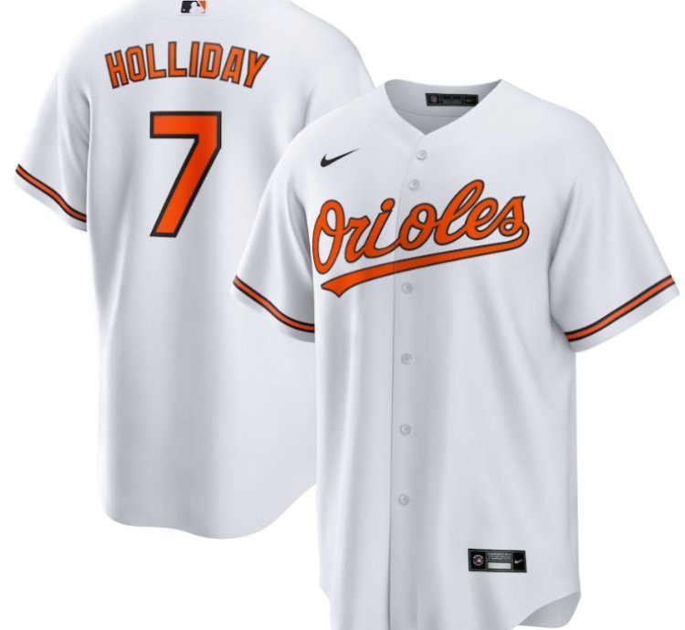 Jackson Holliday 7 Baltimore Orioles Home Men Player Jersey - White