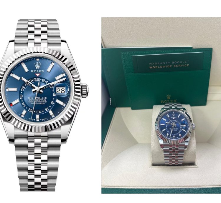 Rolex Sky-dweller Blue Index Dial Jubilee Bracelet 336934