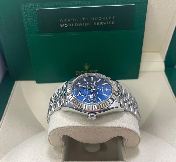 Rolex Sky-dweller Blue Index Dial Jubilee Bracelet 336934