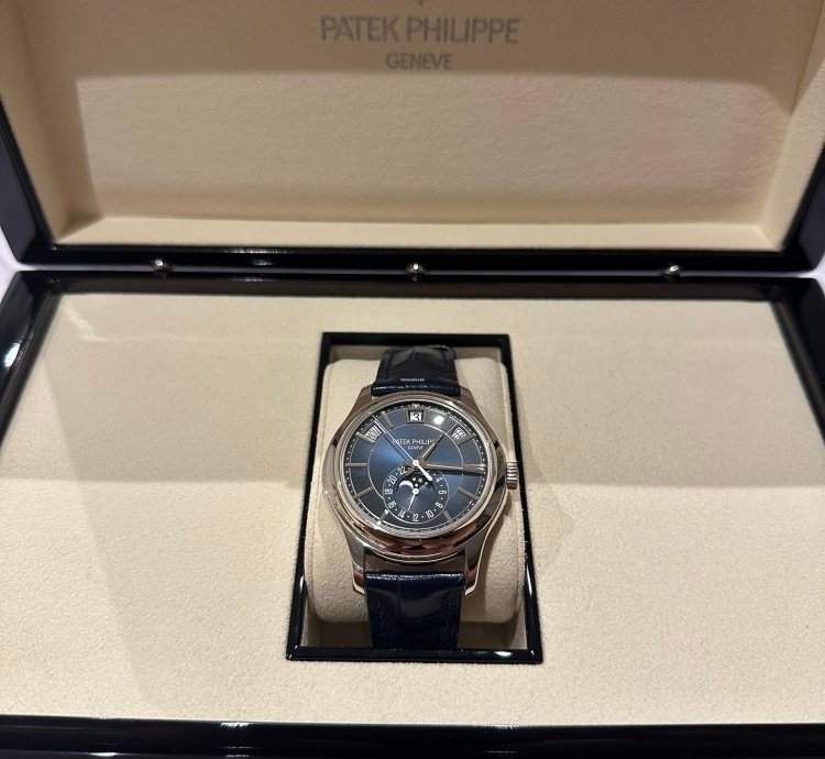 Patek Philippe Annual Calendar 2022 5205g-013 full Set 2024 Service