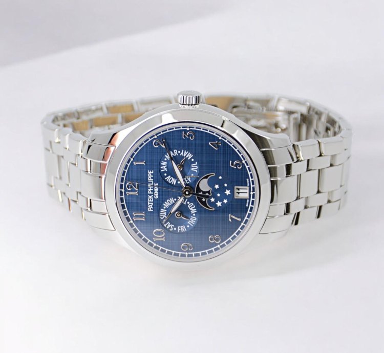 Patek Philippe Annual Calendar 4947 1a Ss Blue Dial