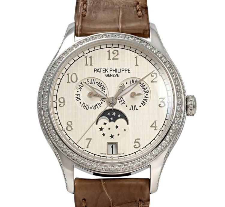 Patek Philippe Annual Calendar 4947g-010 Automatic White Gold Good