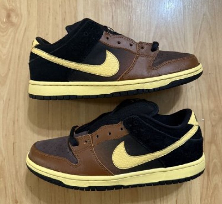 2012 Nike Dunk Sb Low Premium Og Black Tan Guinness