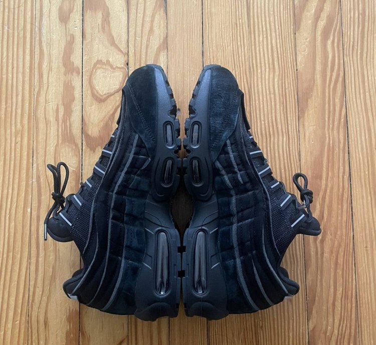 Comme Des Gar Ons Nike Airmax 95 Black