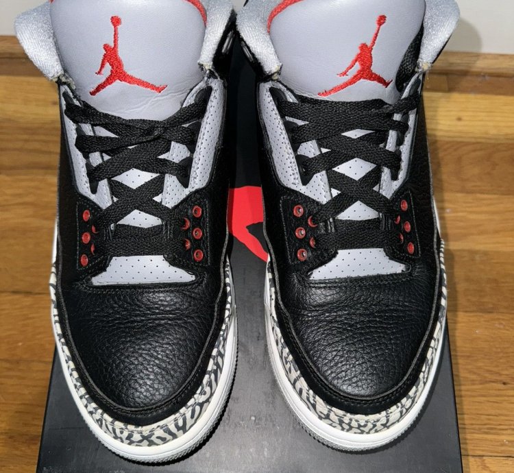 2018 Jordan 3 Black Cement