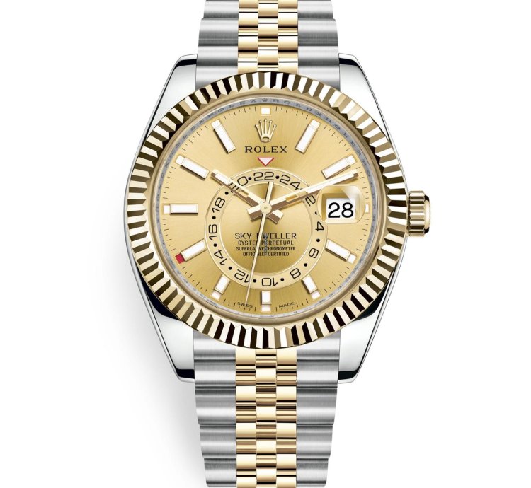 Rolex Sky-dweller Champagne Jubilee Bracelet 326933 2023