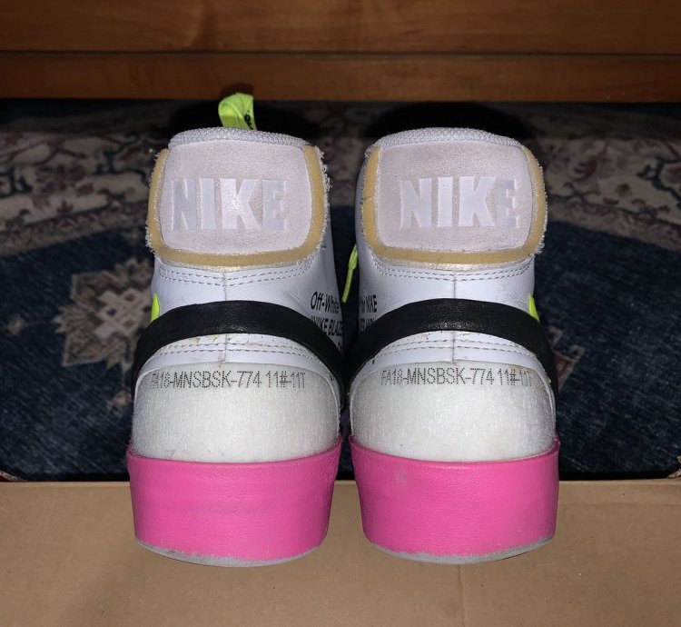 2018 Nike Blazer Mid Off-white Wolf Grey Serena Queen