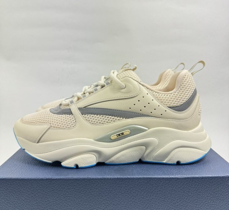 Beige Blue B22 Sneakers