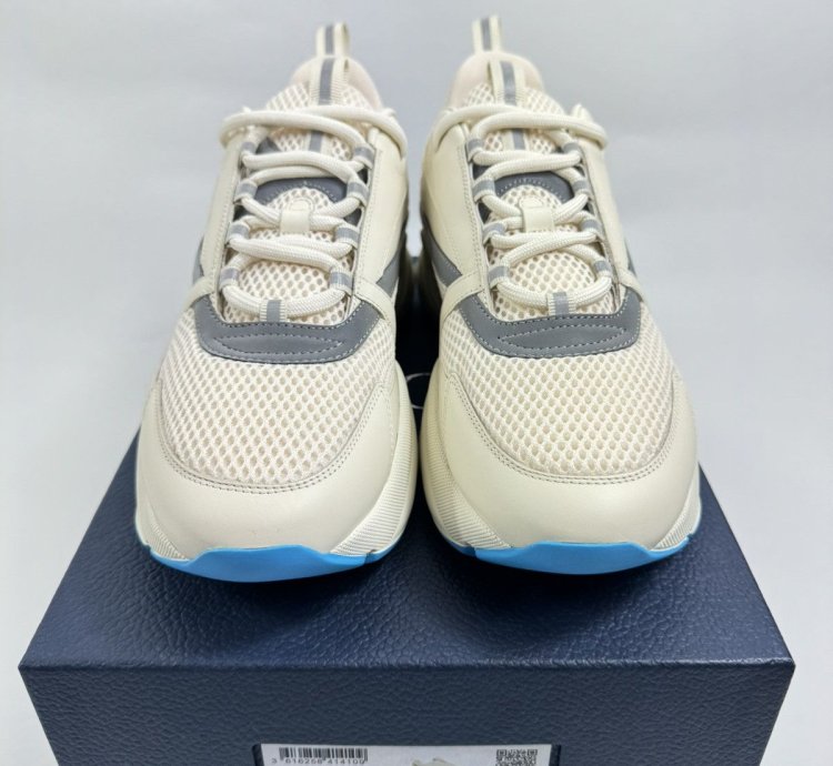 Beige Blue B22 Sneakers