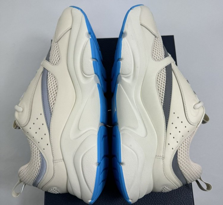 Beige Blue B22 Sneakers