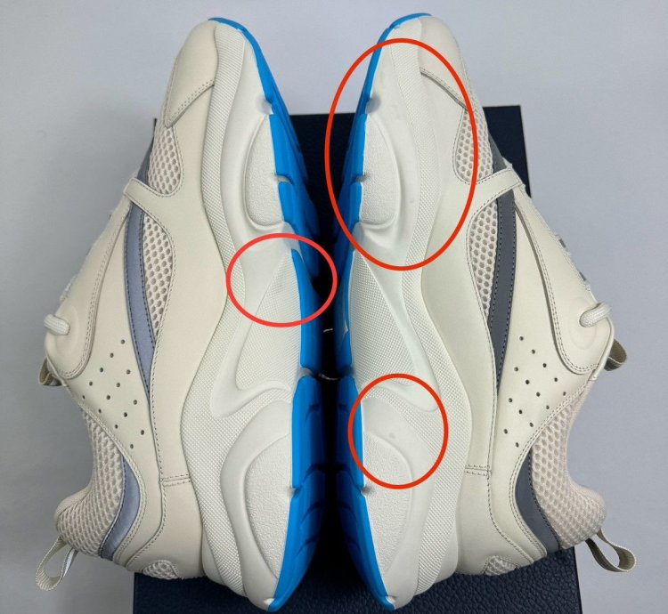 Beige Blue B22 Sneakers