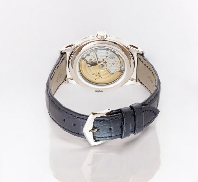 Patek Philippe Annual Calendar 5205g Blue Dial 18k White Gold