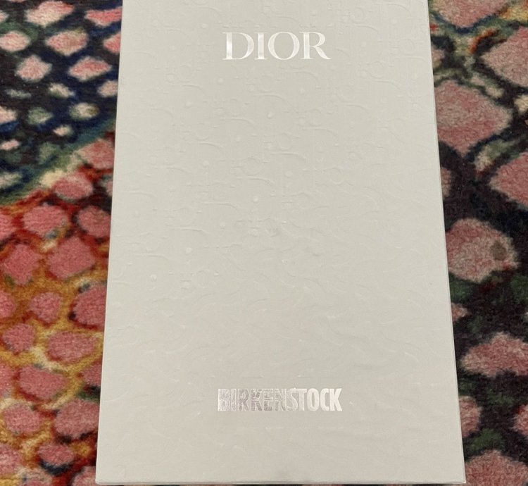 Black Dior Birkenstock Tokio Mule