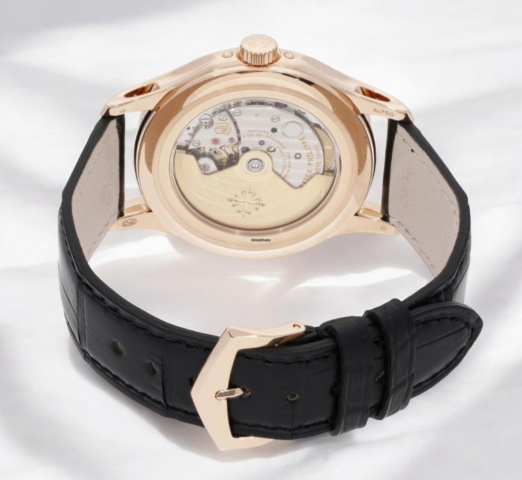 Patek Philippe Annual Calendar 5205r Silver Dial 18k Rose Gold