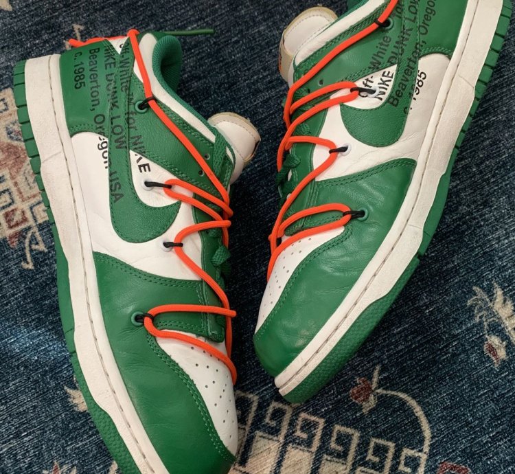 2019 Off White Nike Dunk Low Pine Green