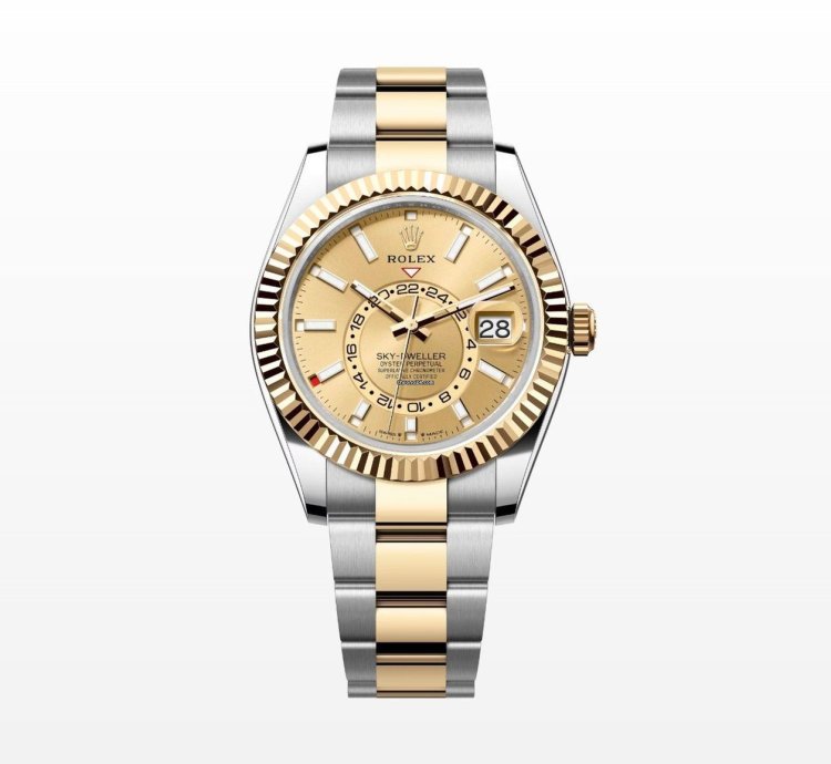 Rolex Sky-dweller Gold Dial