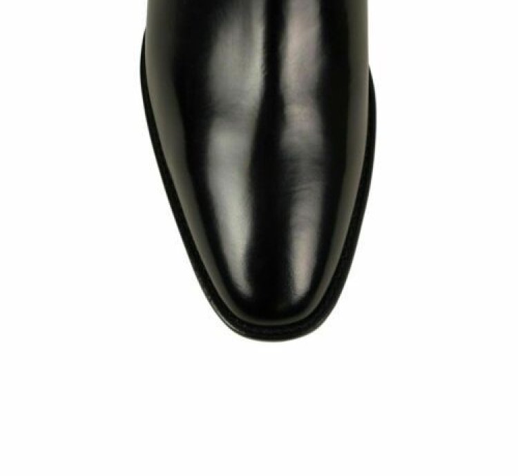 Black Patent Leather Bandana Ankle Boot Shoes Size 10 Us