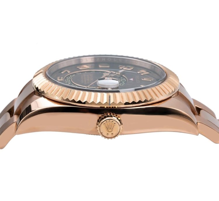 Rolex Sky-dweller 42mm Chocolate Dial Rose Gold