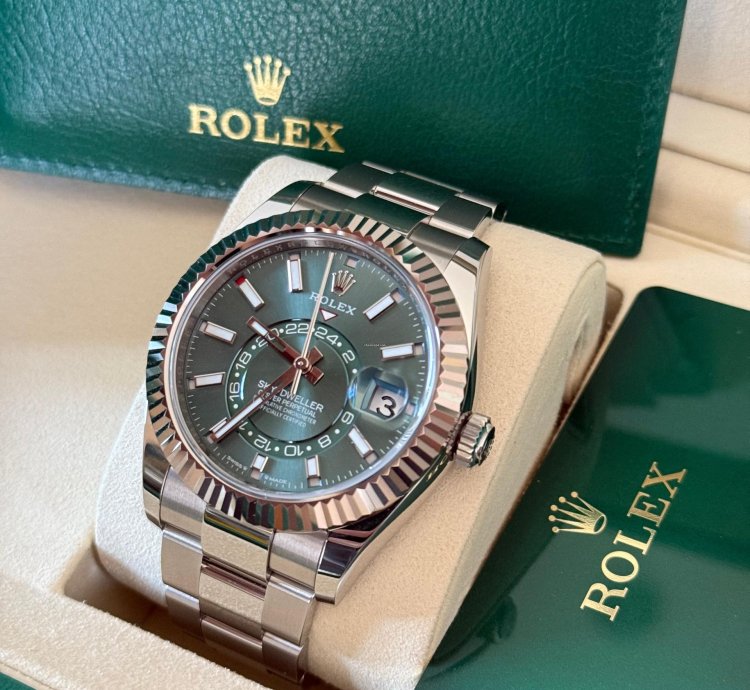 Rolex Sky-dweller Green 2024